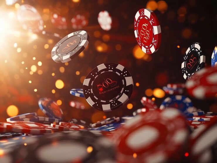 Bonanza Gold slot grid showing cluster-pay symbols and cascade mechanics